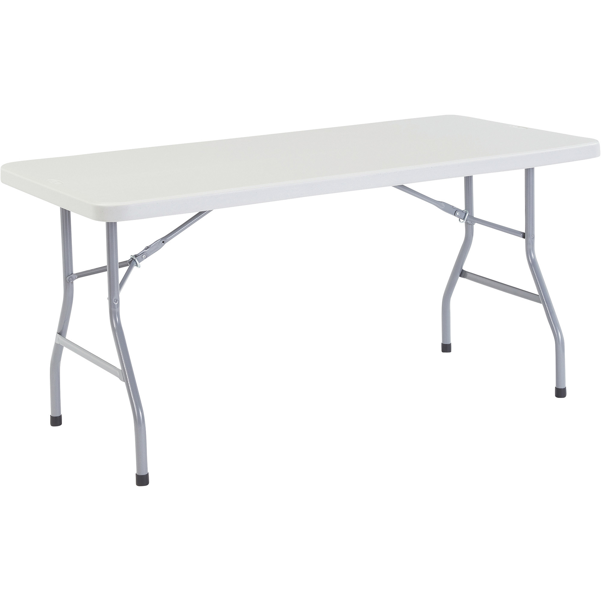 National Public Seating Plastic Folding Table, 30in.W x 60in.L, Model# BT3060